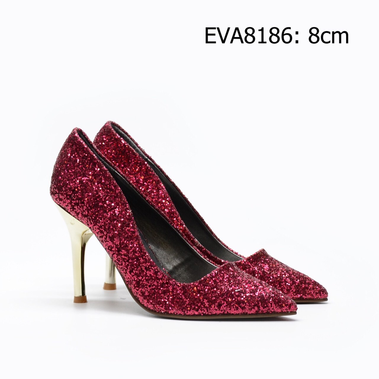 Giày cao gót ánh kim EVA8186 thiết kế tinh tế tạo nét đẹp thanh thoát